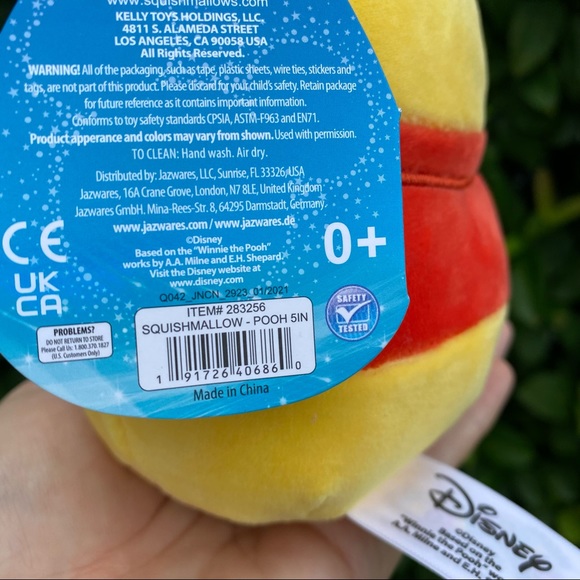 Disney Squishmallow POOH 5” NWT - Picture 4 of 4